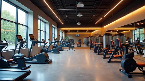 Votre salle fitness avec espace cardio pour améliorer votre endurance